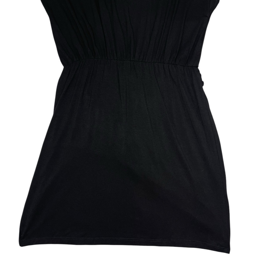 Lovers & Friends Tarin Mini Black Dress Tie Waist Short Sleeve Size Medium NEW - Picture 10 of 15